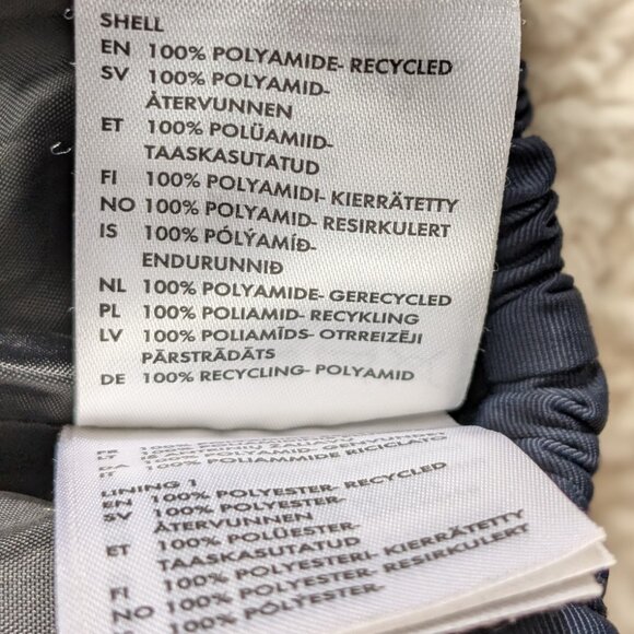 Polarn O. Pyret Fleece Lined Shell Cuff Zip Mittens Size 1-2 Yrs - Picture 5 of 5